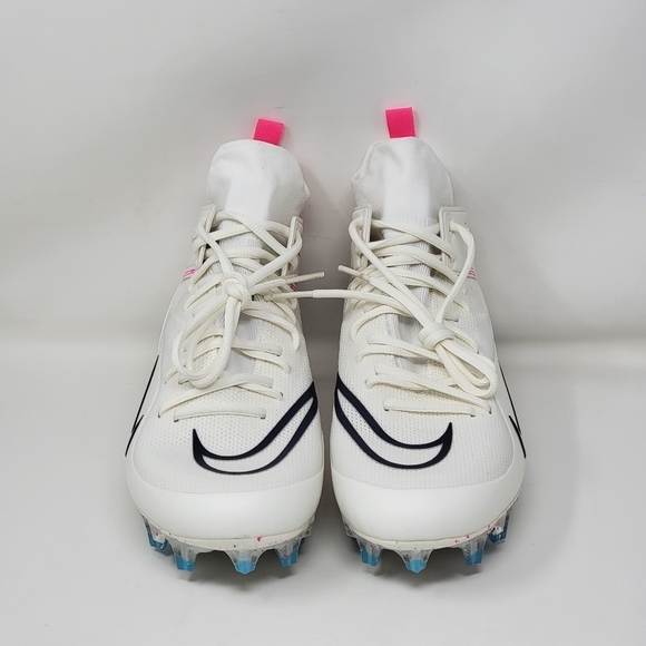 Nike Alpha Huarache 8 Elite LAX Lacrosse CW4440-116 White Pink Men Sz Multi New - Picture 6 of 10